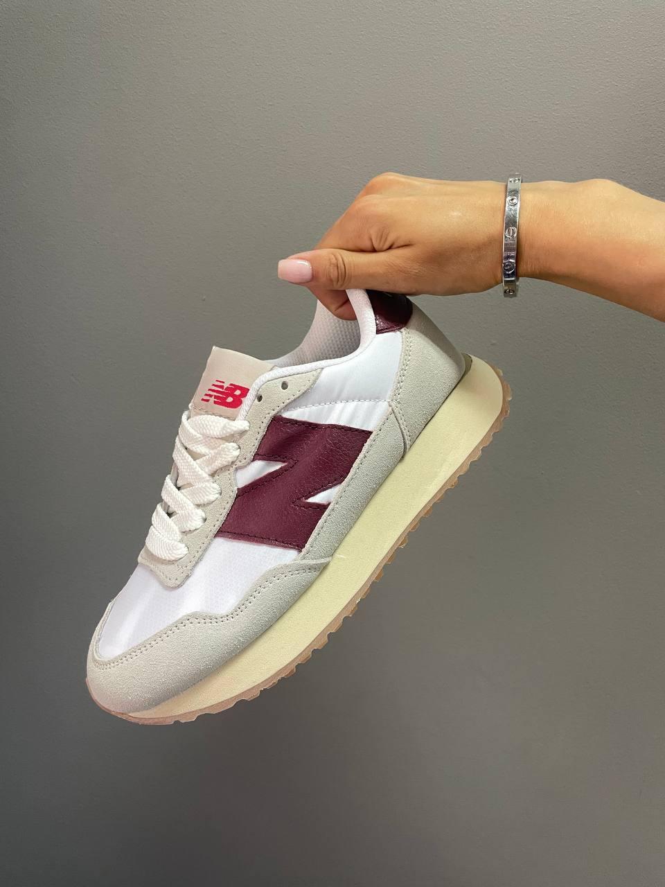 New Balance 237 Red Grey