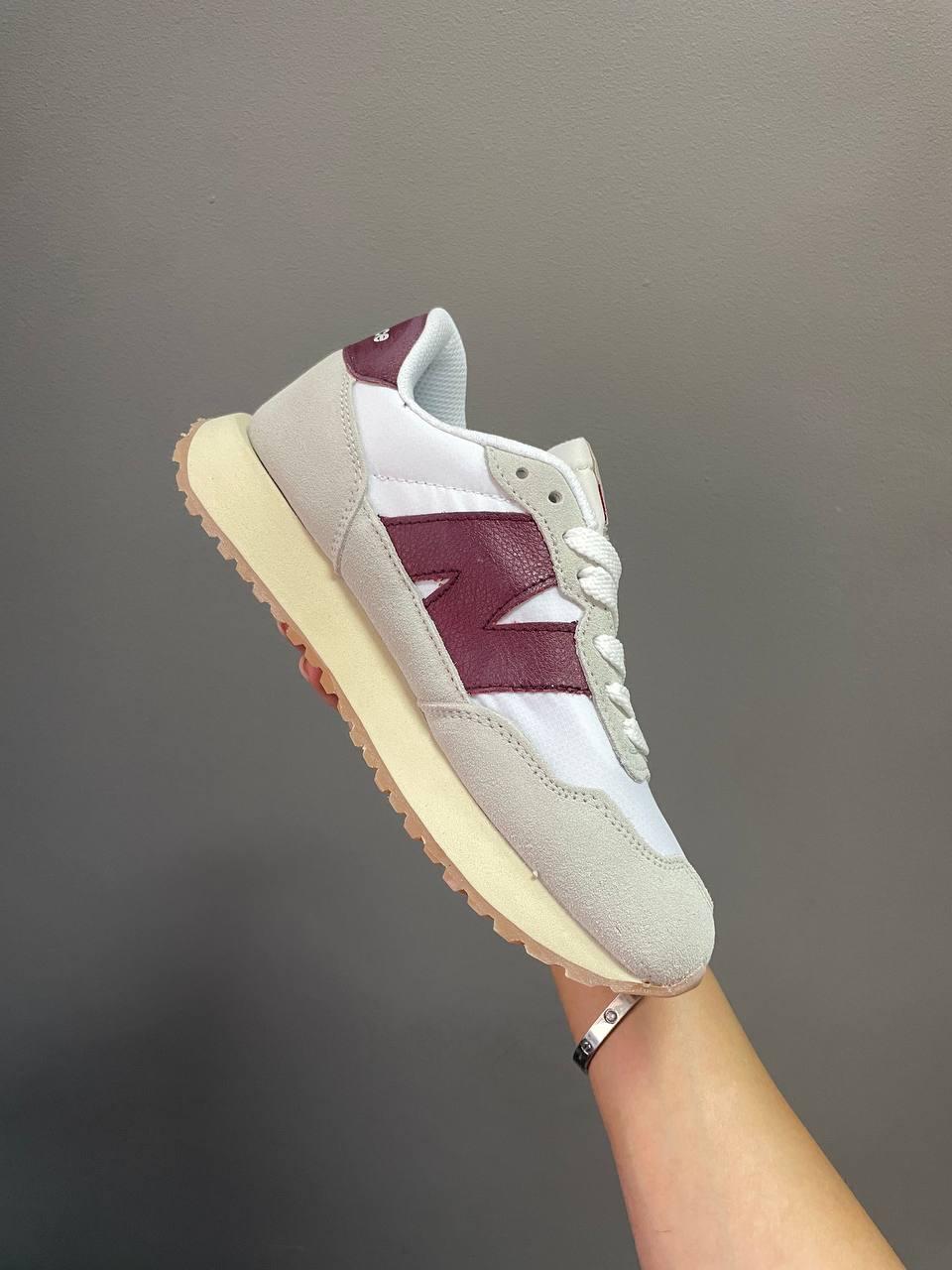 New Balance 237 Red Grey