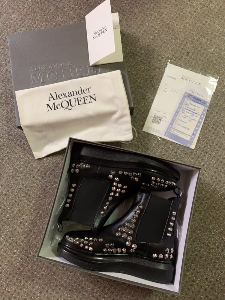 Alexander McQueen Boots Chelsea Black