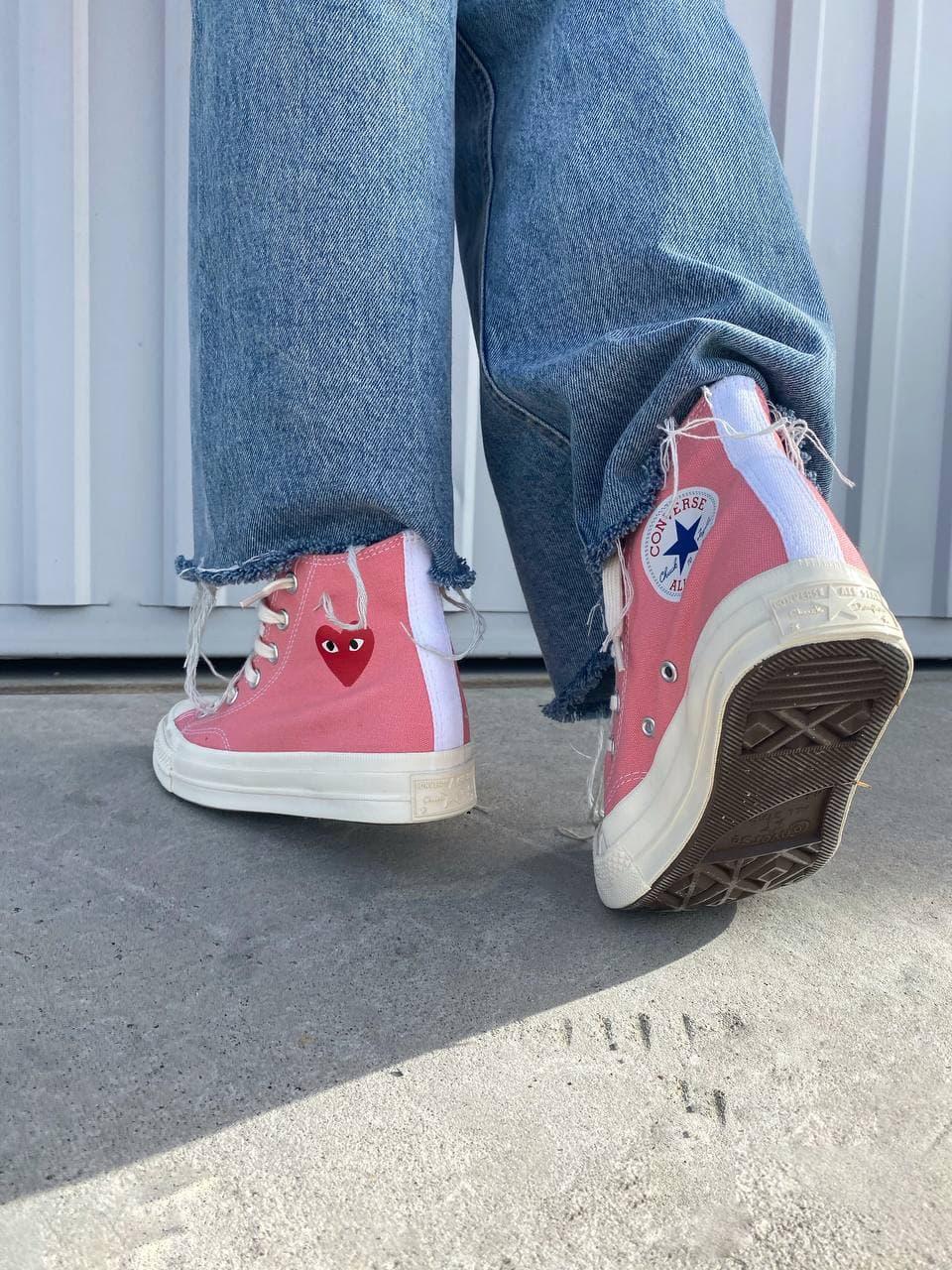 Converse CDG High Pink