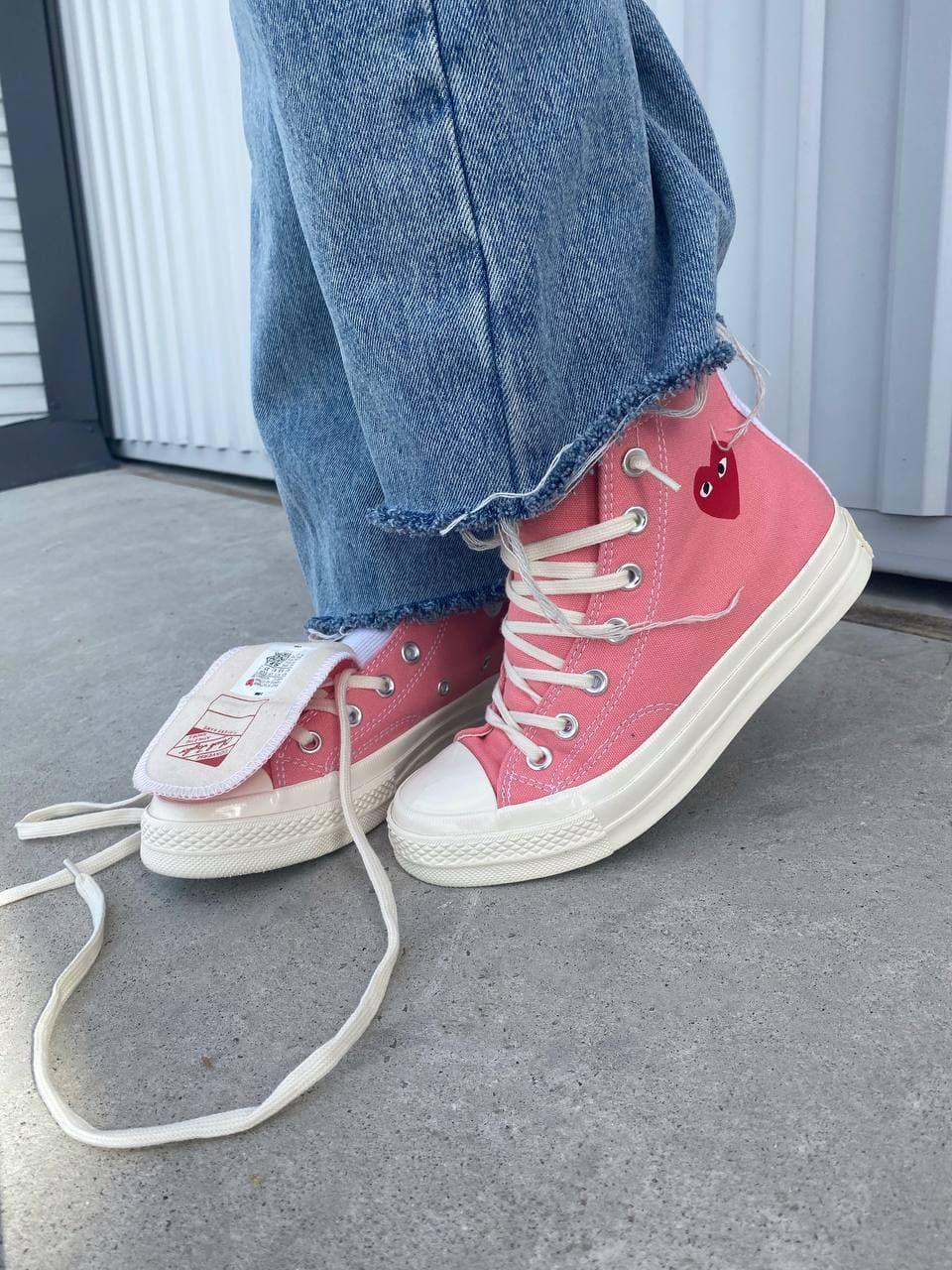 Converse CDG High Pink