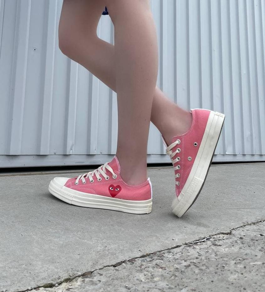 Converse CDG Low Pink
