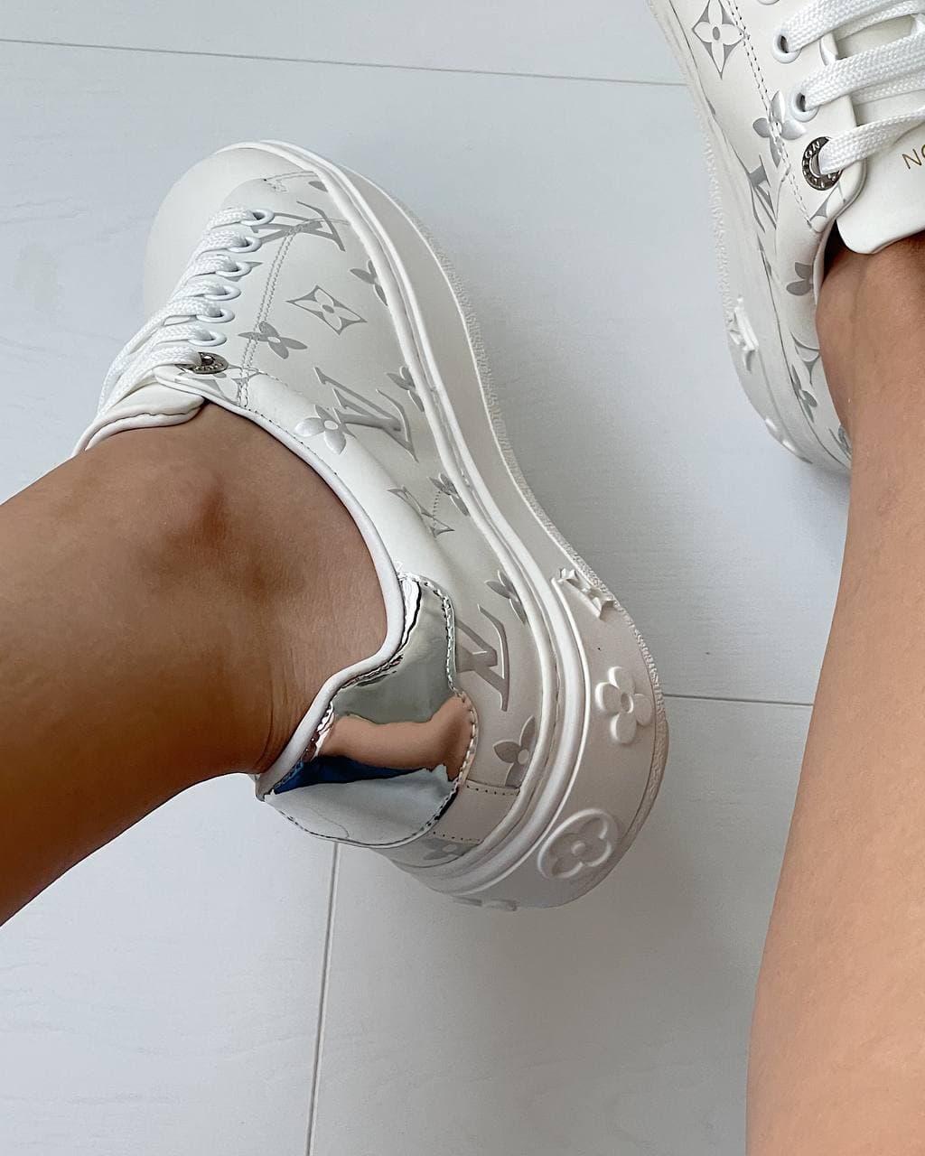 Louis Vuitton White Silver