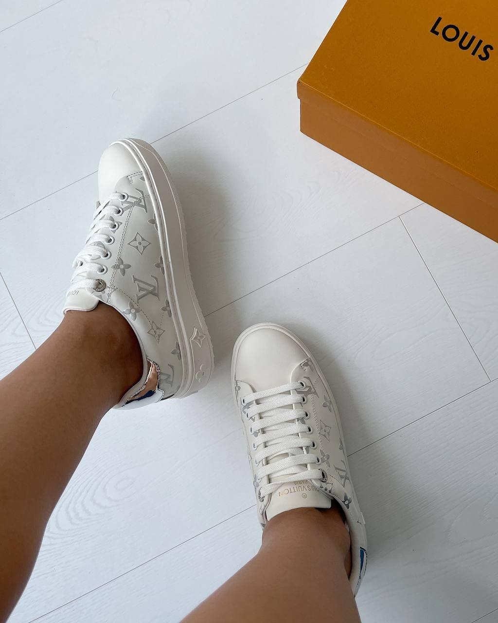 Louis Vuitton White Silver