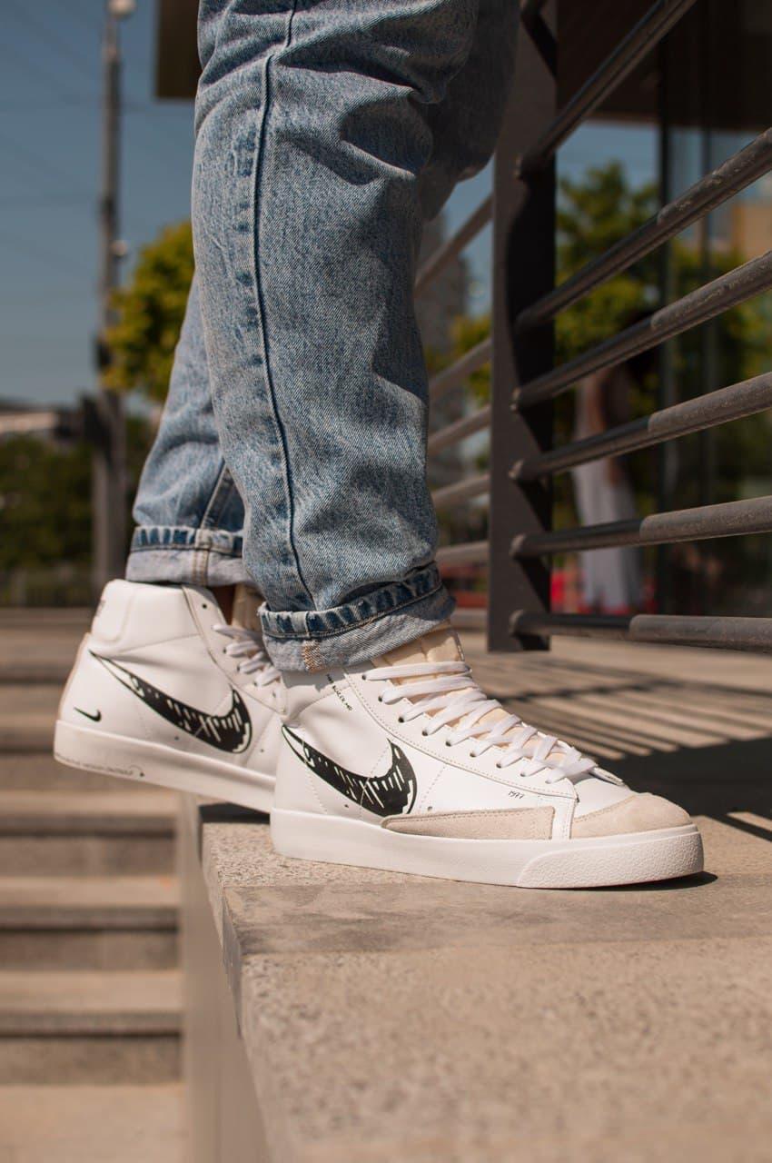 Nike BLAZER MID 77 Sketch White Black