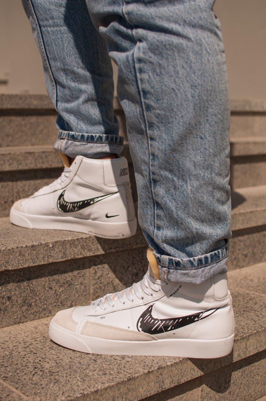 Nike BLAZER MID 77 Sketch White Black