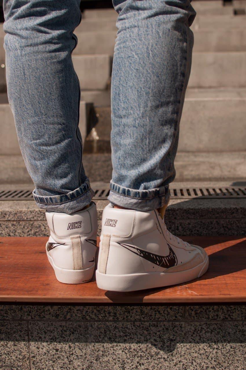 Nike BLAZER MID 77 Sketch White Black