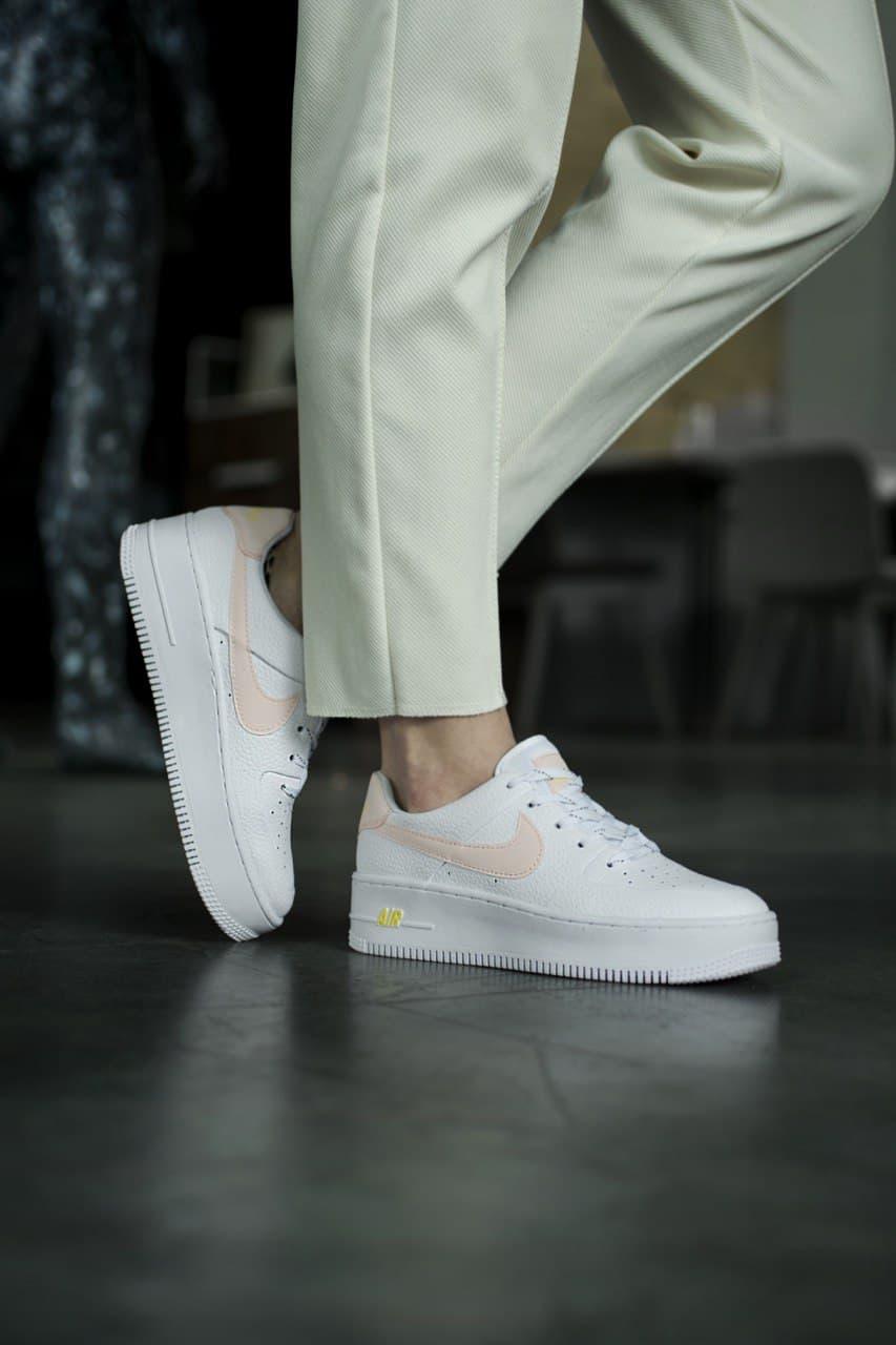 Nike Air Force Low White Orange 2.0