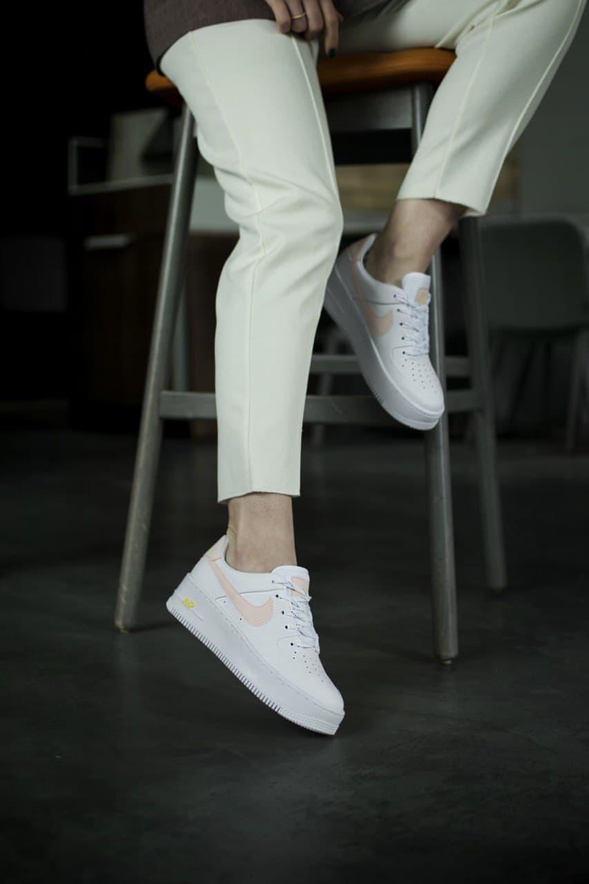 Nike Air Force Low White Orange 2.0