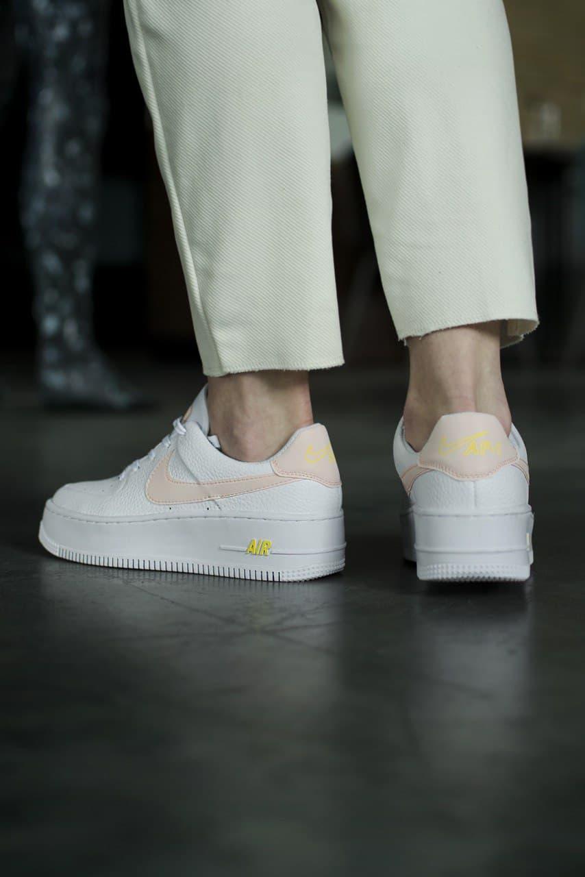 Nike Air Force Low White Orange 2.0