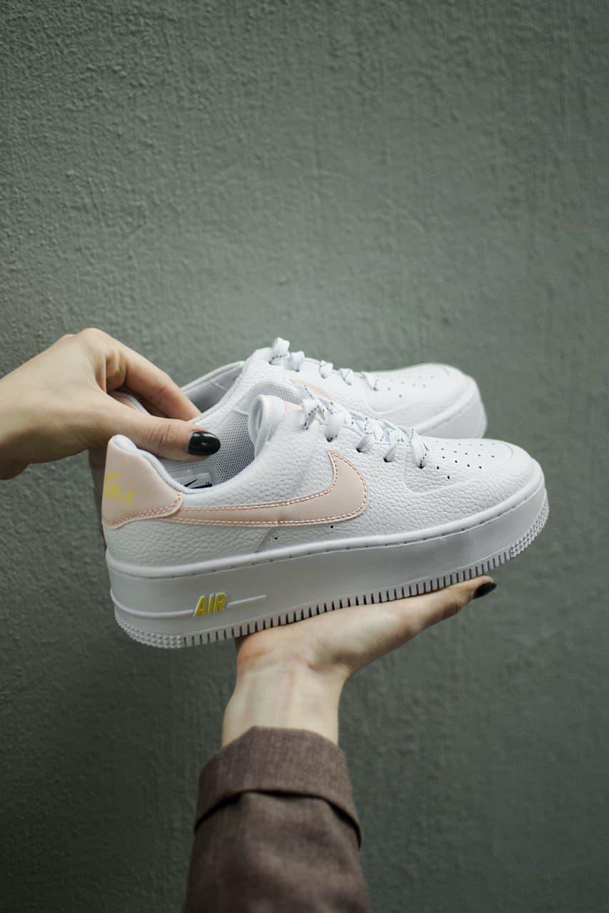 Nike Air Force Low White Orange 2.0