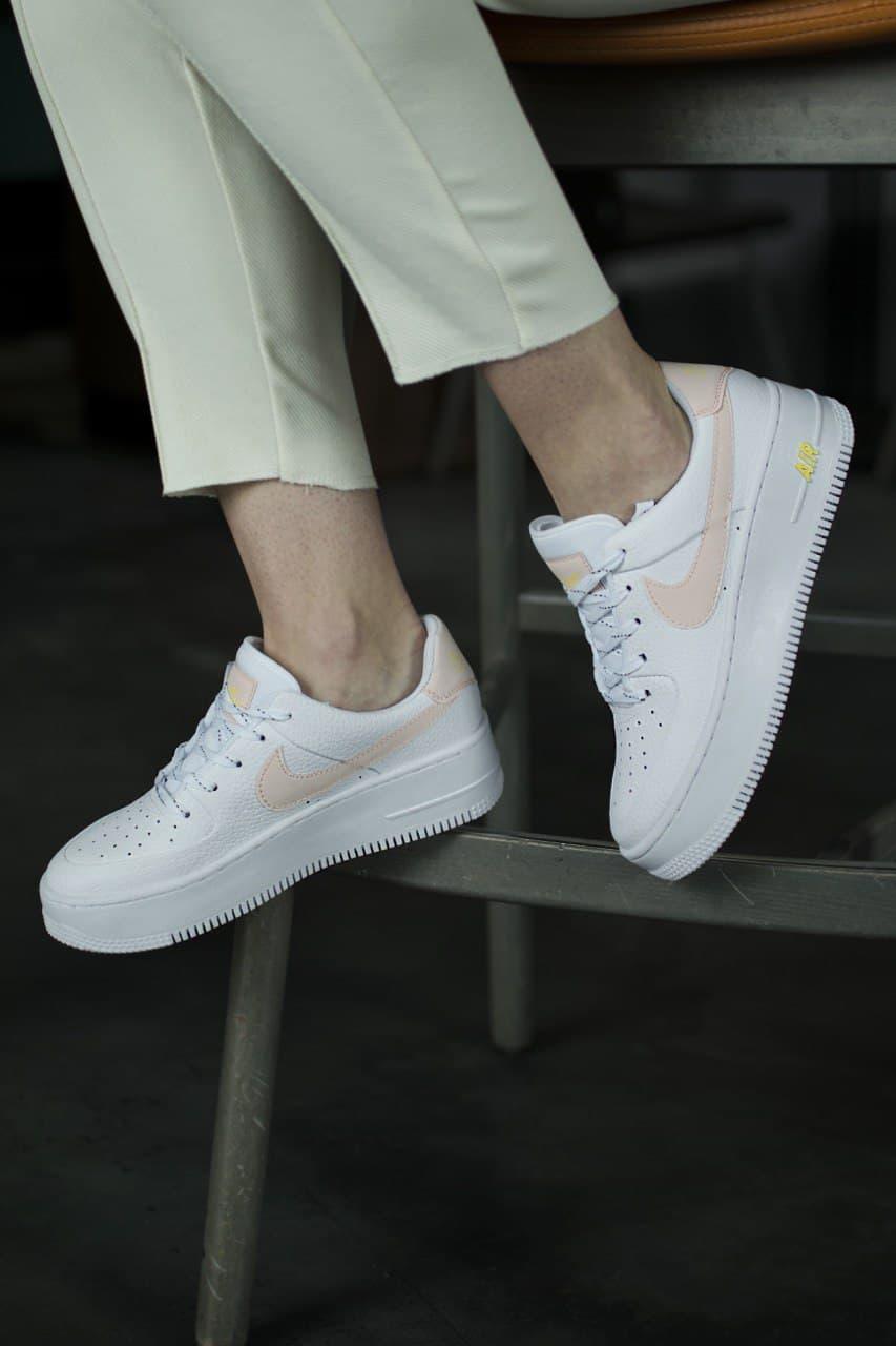 Nike Air Force Low White Orange 2.0