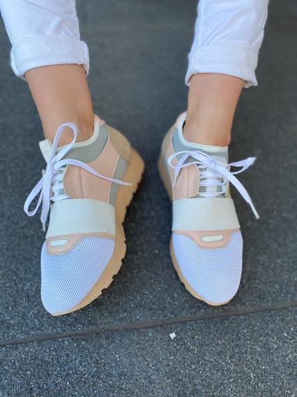Balenciaga White Brown
