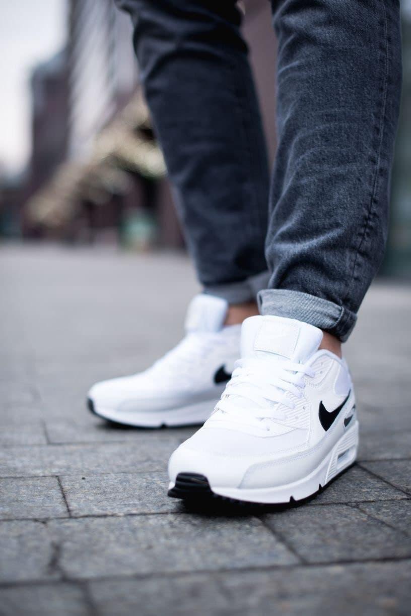 Nike Air Max 90 White Black 2