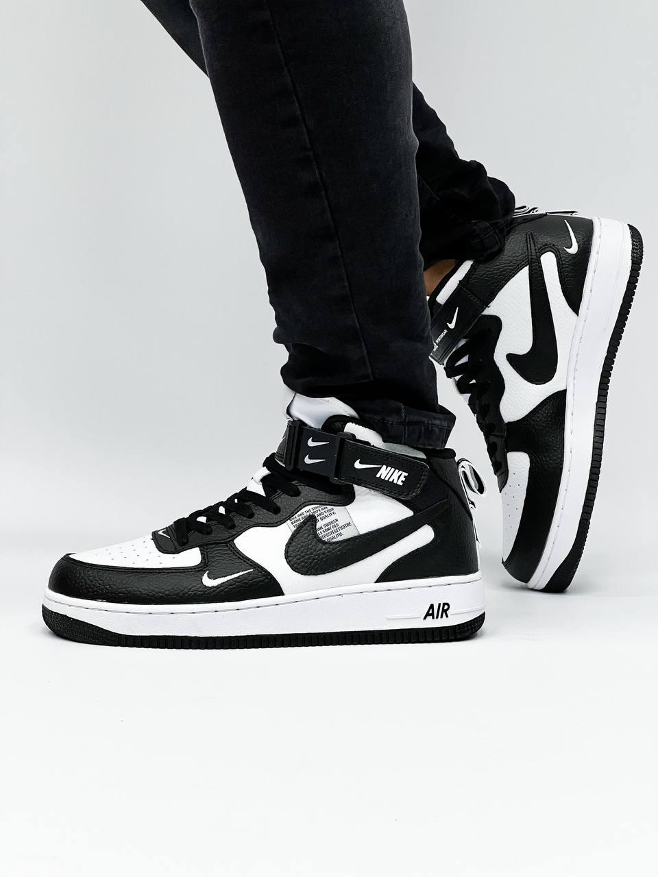 Nike Air force1 Mid lv8 utility Black White