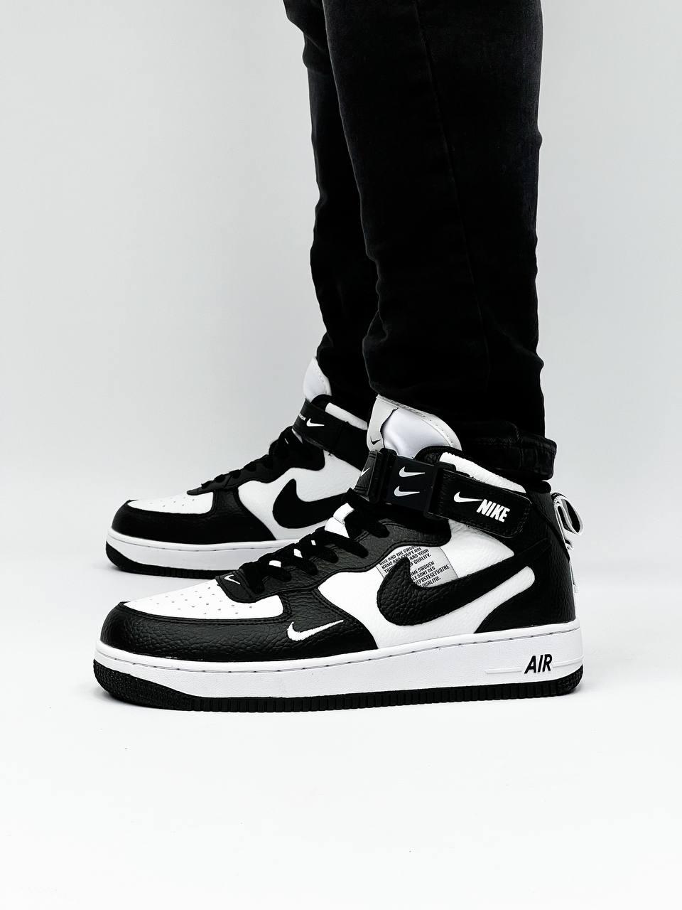 Nike Air force1 Mid lv8 utility Black White