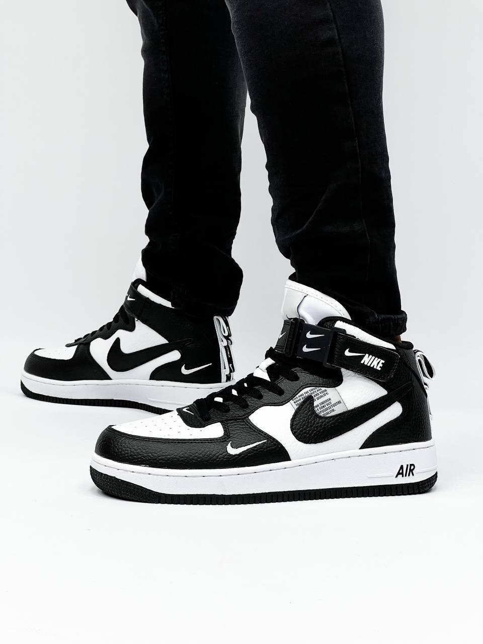 Nike Air force1 Mid lv8 utility Black White