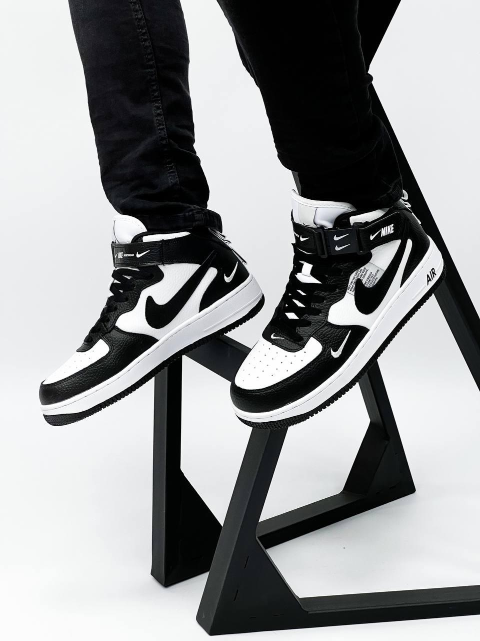 Nike Air force1 Mid lv8 utility Black White