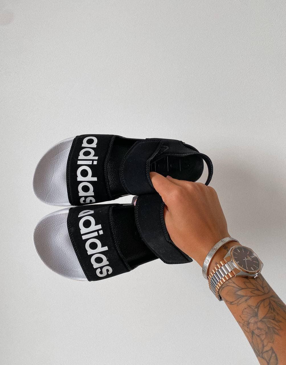 Adidas Sandals Black White
