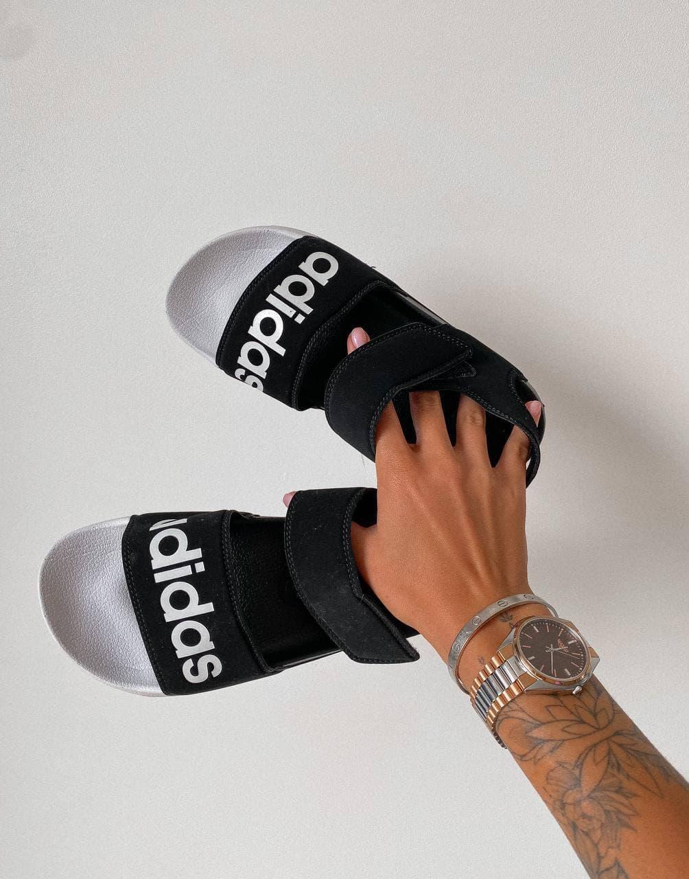 Adidas Sandals Black White