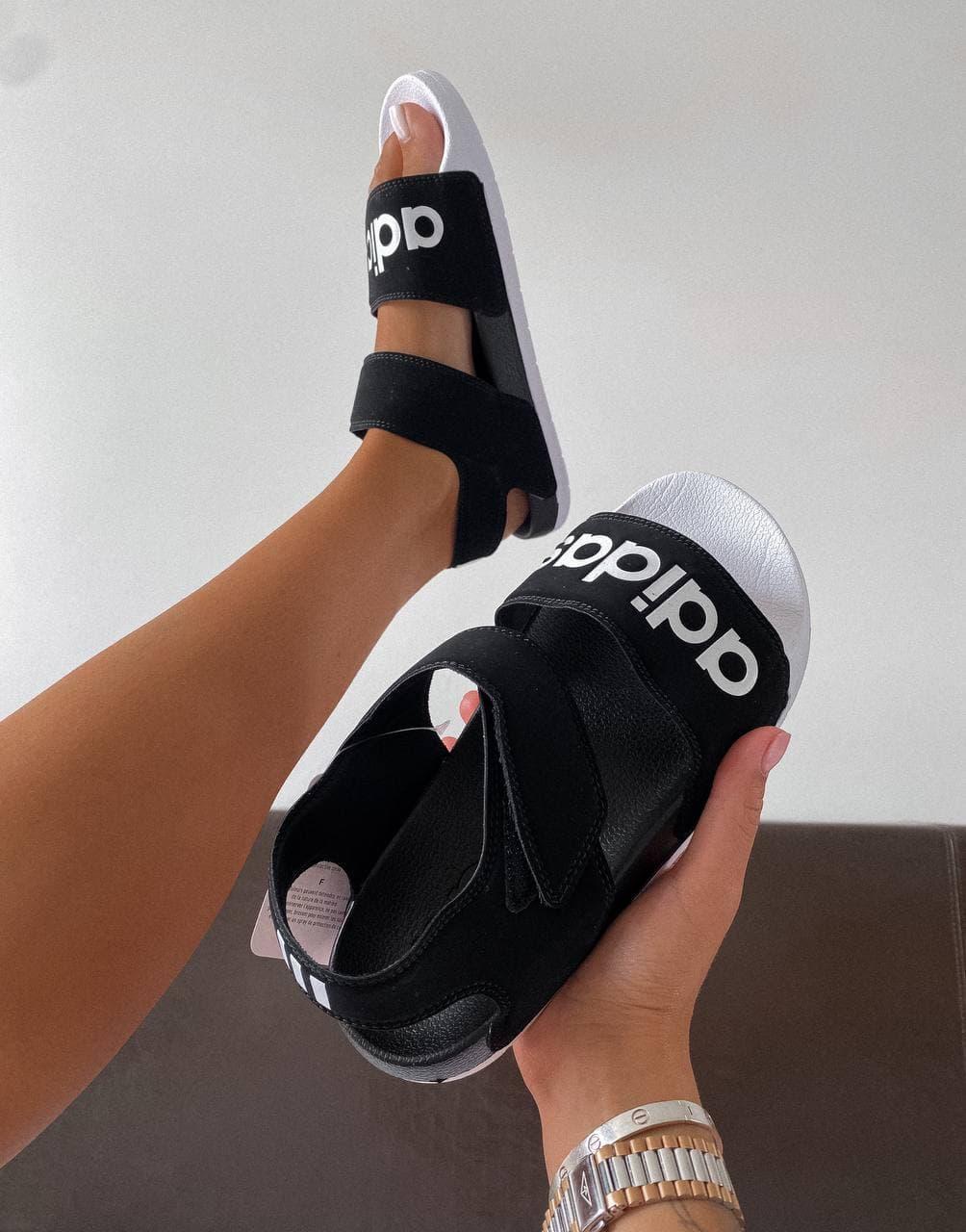 Adidas Sandals Black White