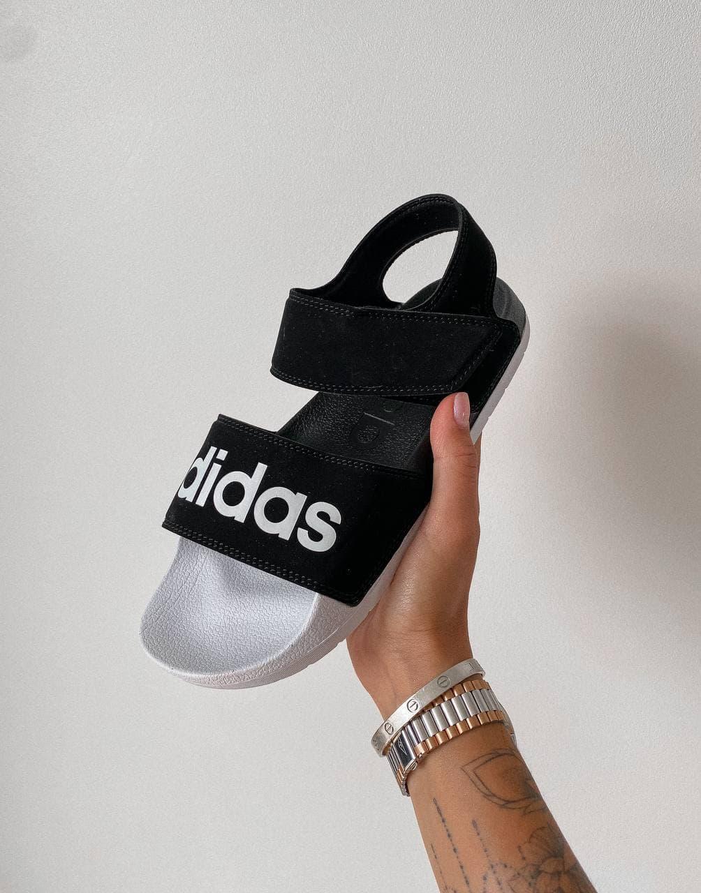 Adidas Sandals Black White