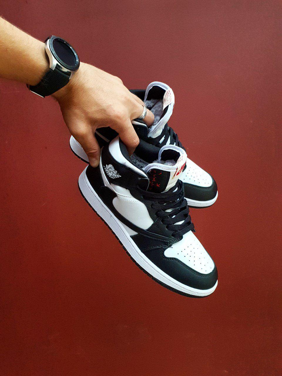 Nike Air Jordan 1 High × Travis Scot Black White
