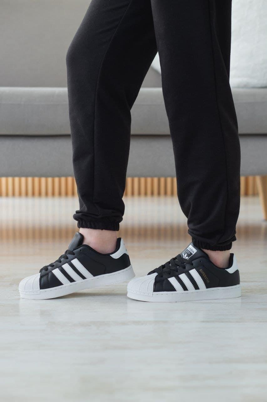Adidas Superstar Black White
