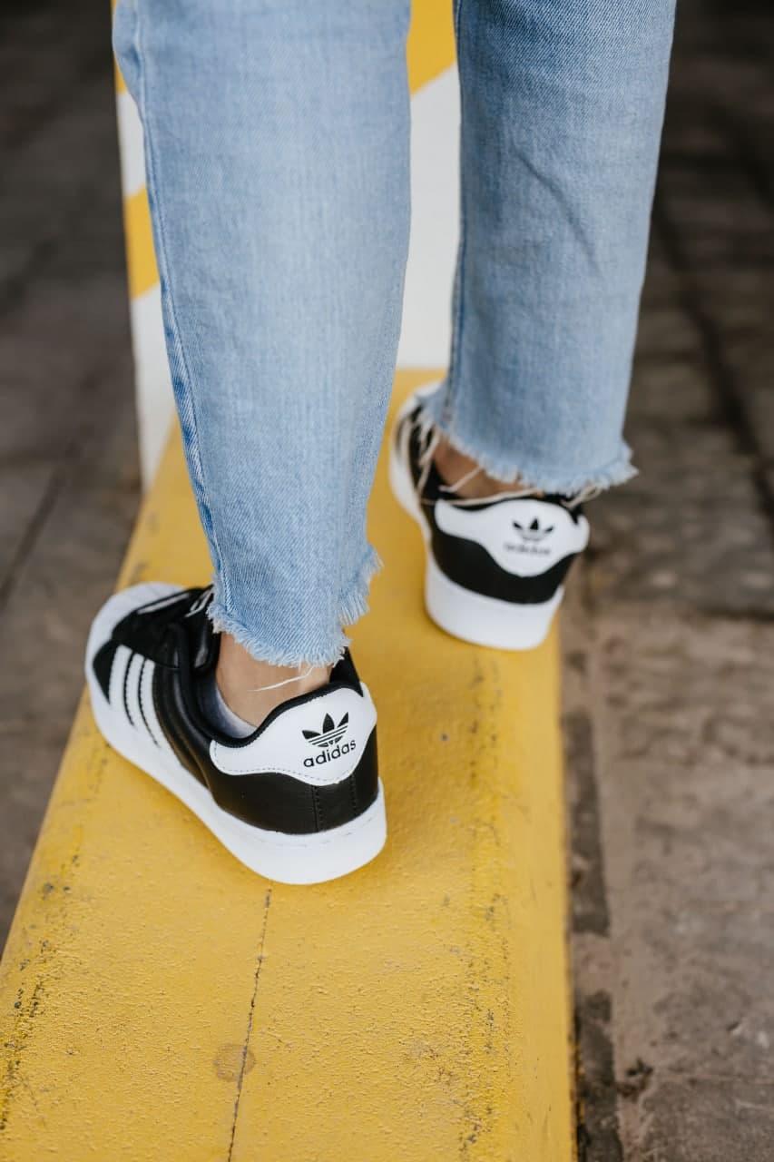 Adidas Superstar Black White