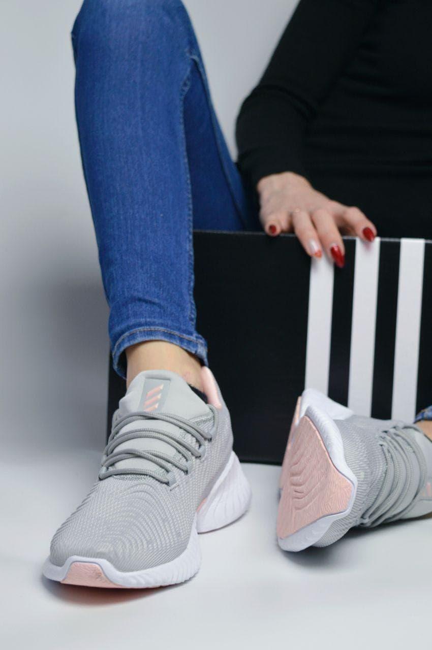 Adidas Adidas Alphabounce Grey White Pink