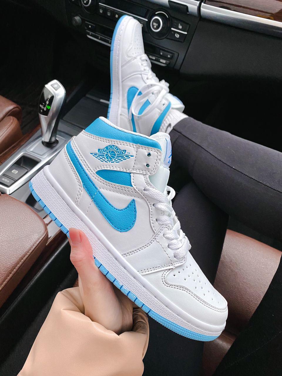 Nike Air Jordan 1 High White Blue