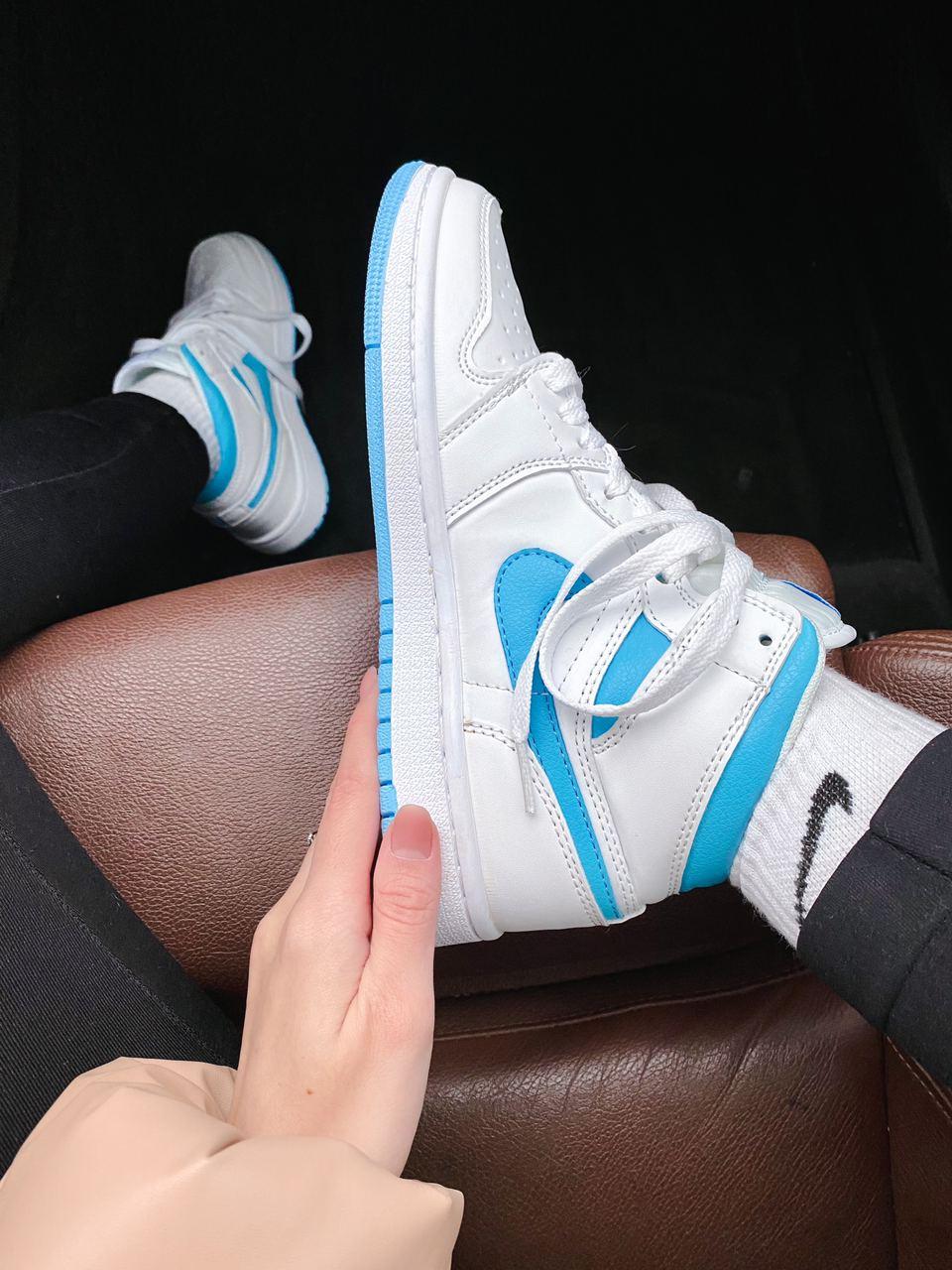 Nike Air Jordan 1 High White Blue