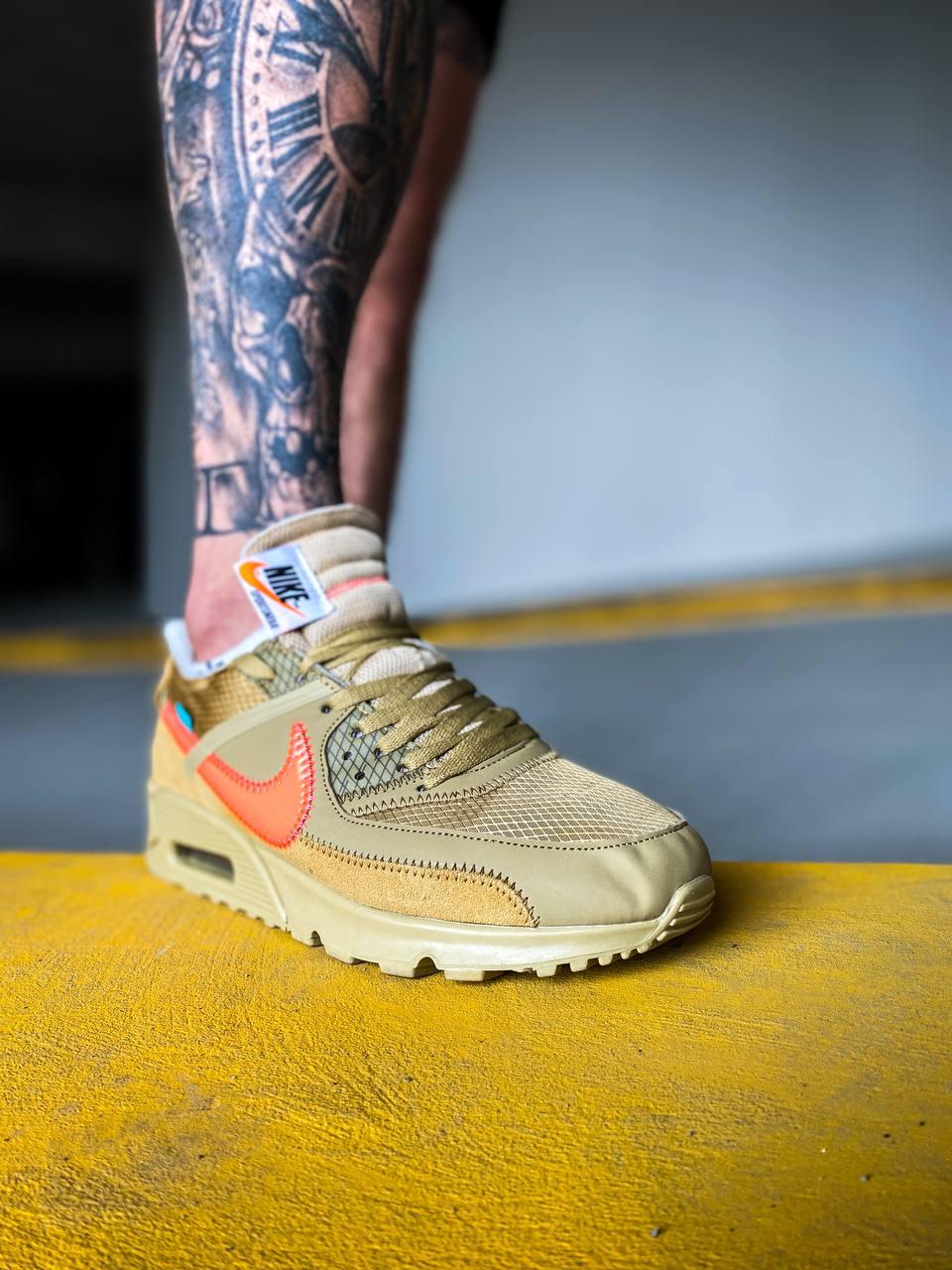 Nike Air Max 90 Off White Brown