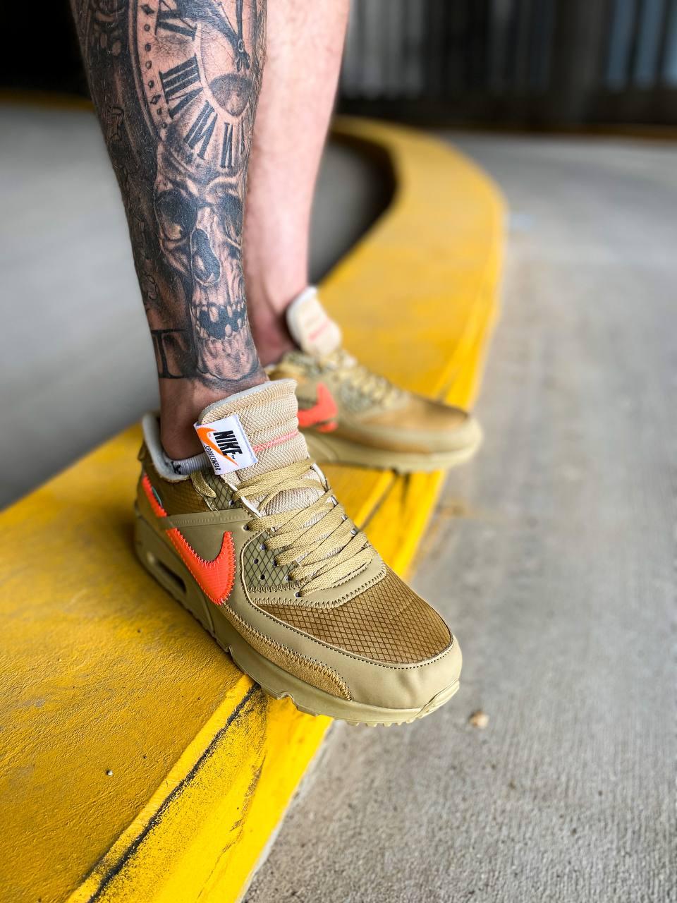 Nike Air Max 90 Off White Brown