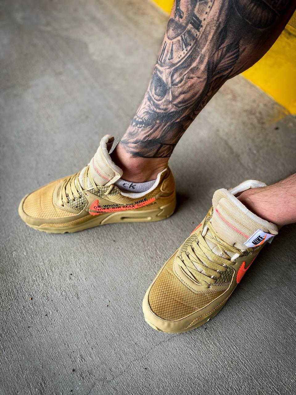 Nike Air Max 90 Off White Brown