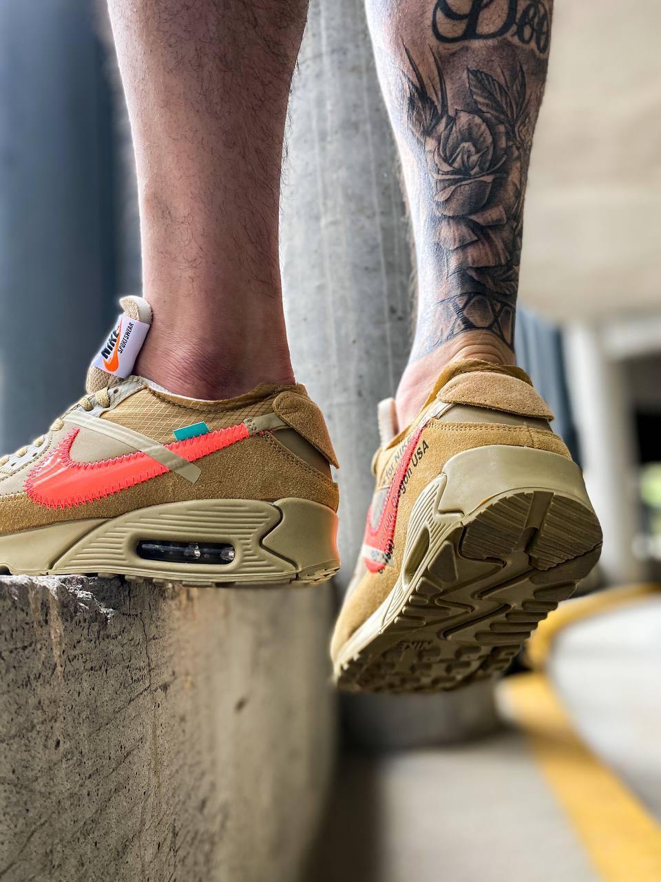 Nike Air Max 90 Off White Brown
