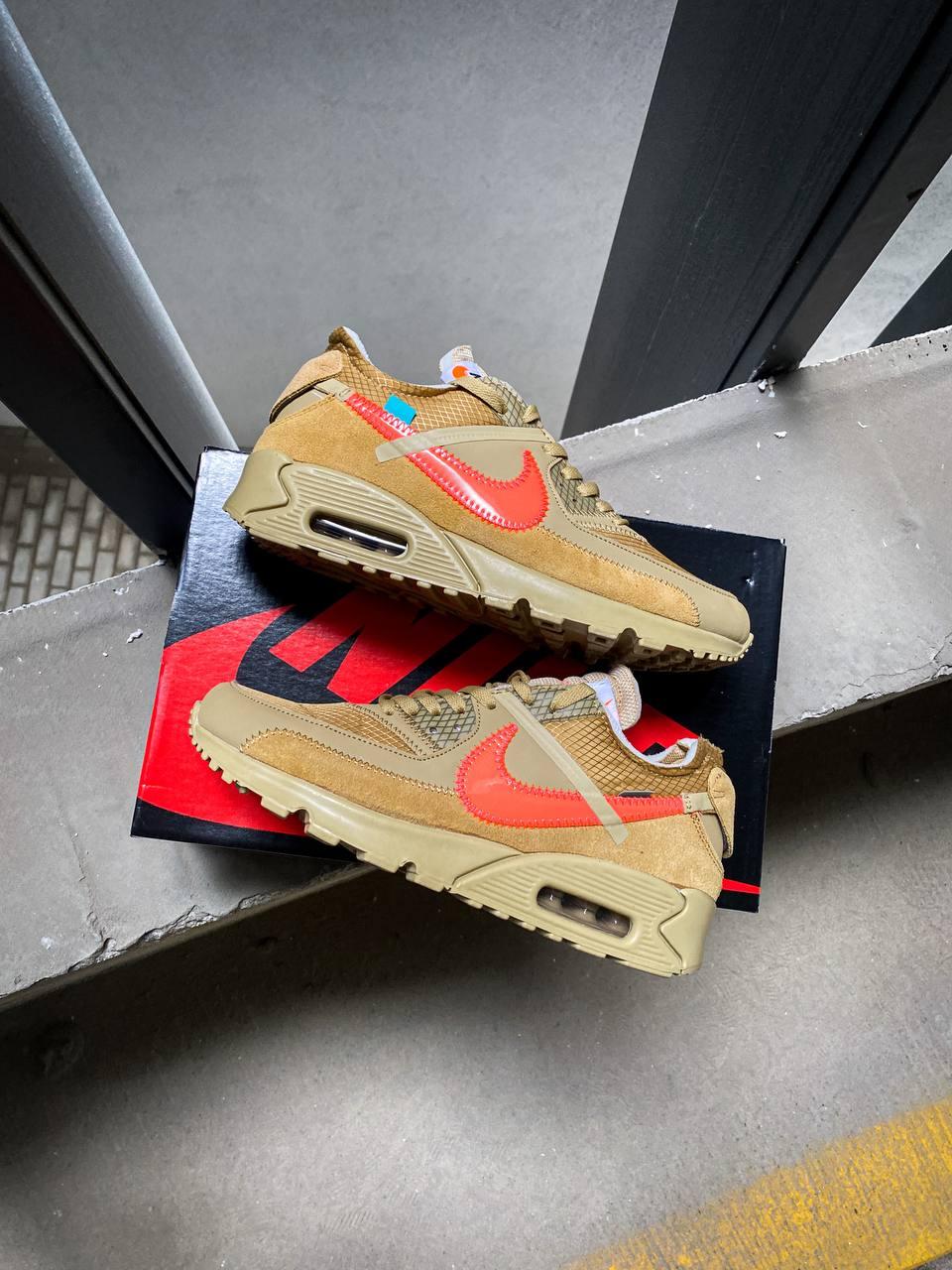 Nike Air Max 90 Off White Brown