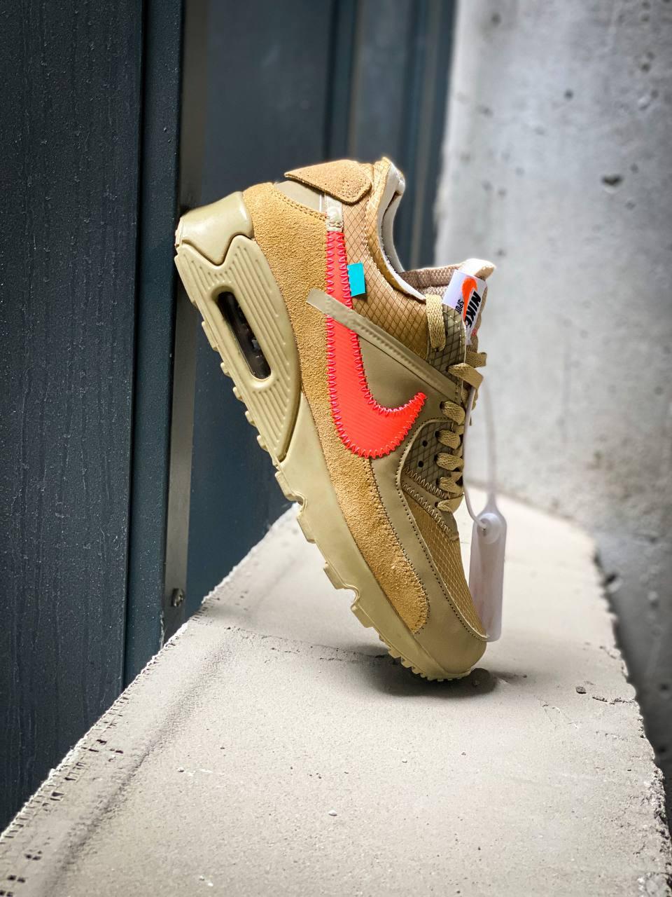 Nike Air Max 90 Off White Brown