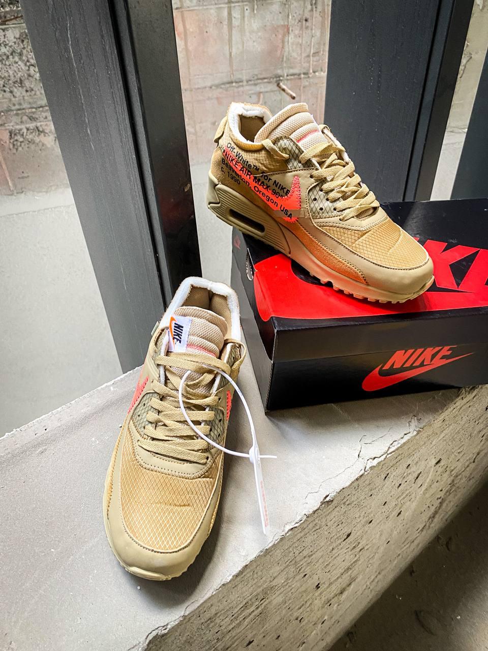 Nike Air Max 90 Off White Brown