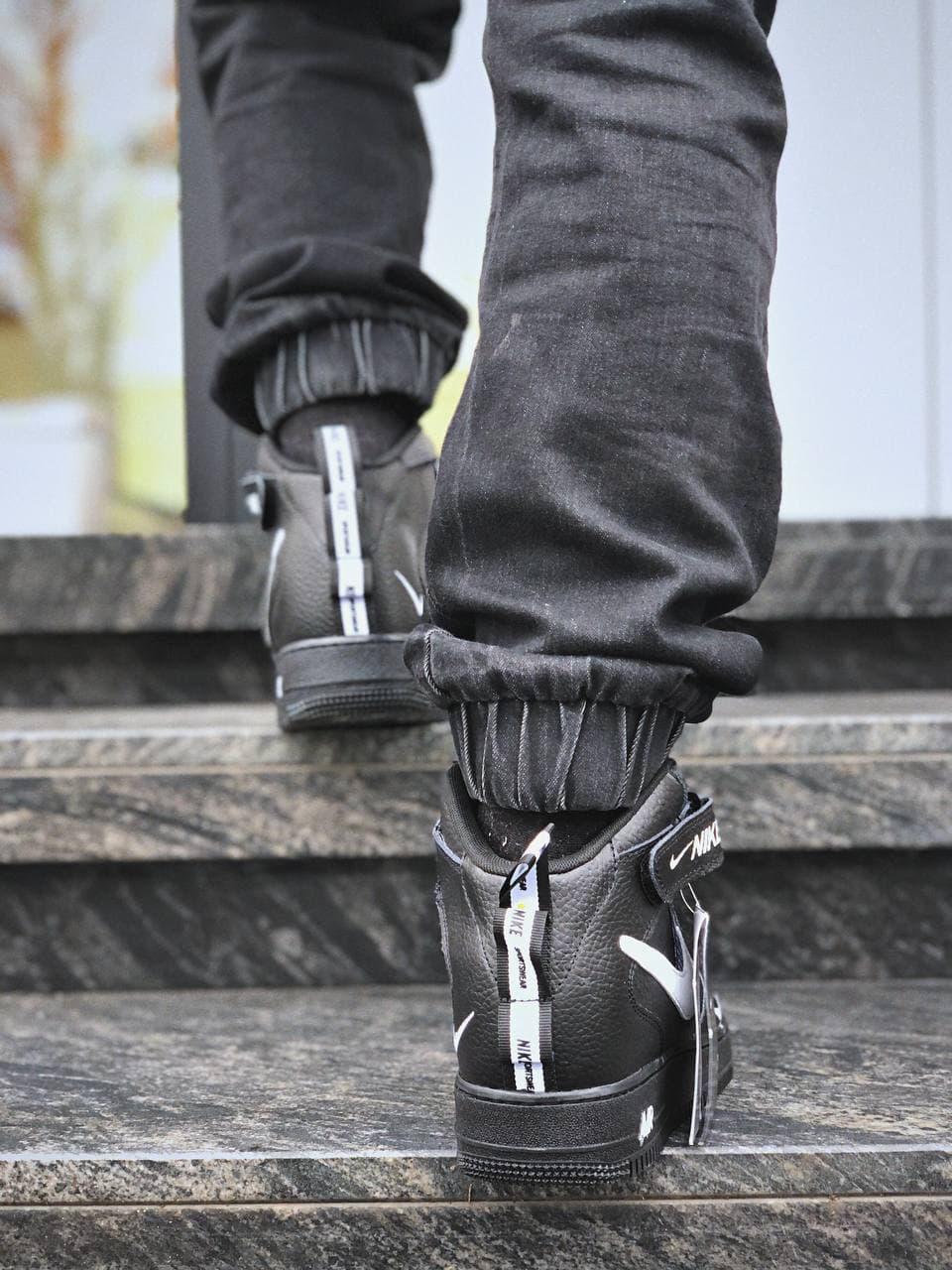 Nike Air Force 1 High Black White 1