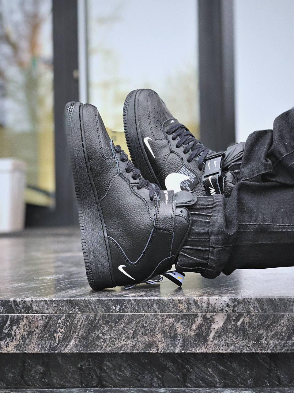 Nike Air Force 1 High Black White 1