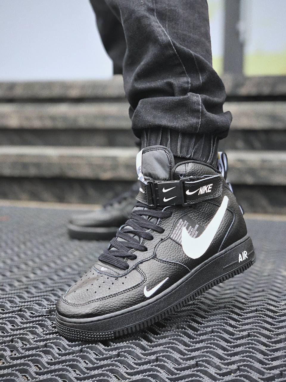 Nike Air Force 1 High Black White 1