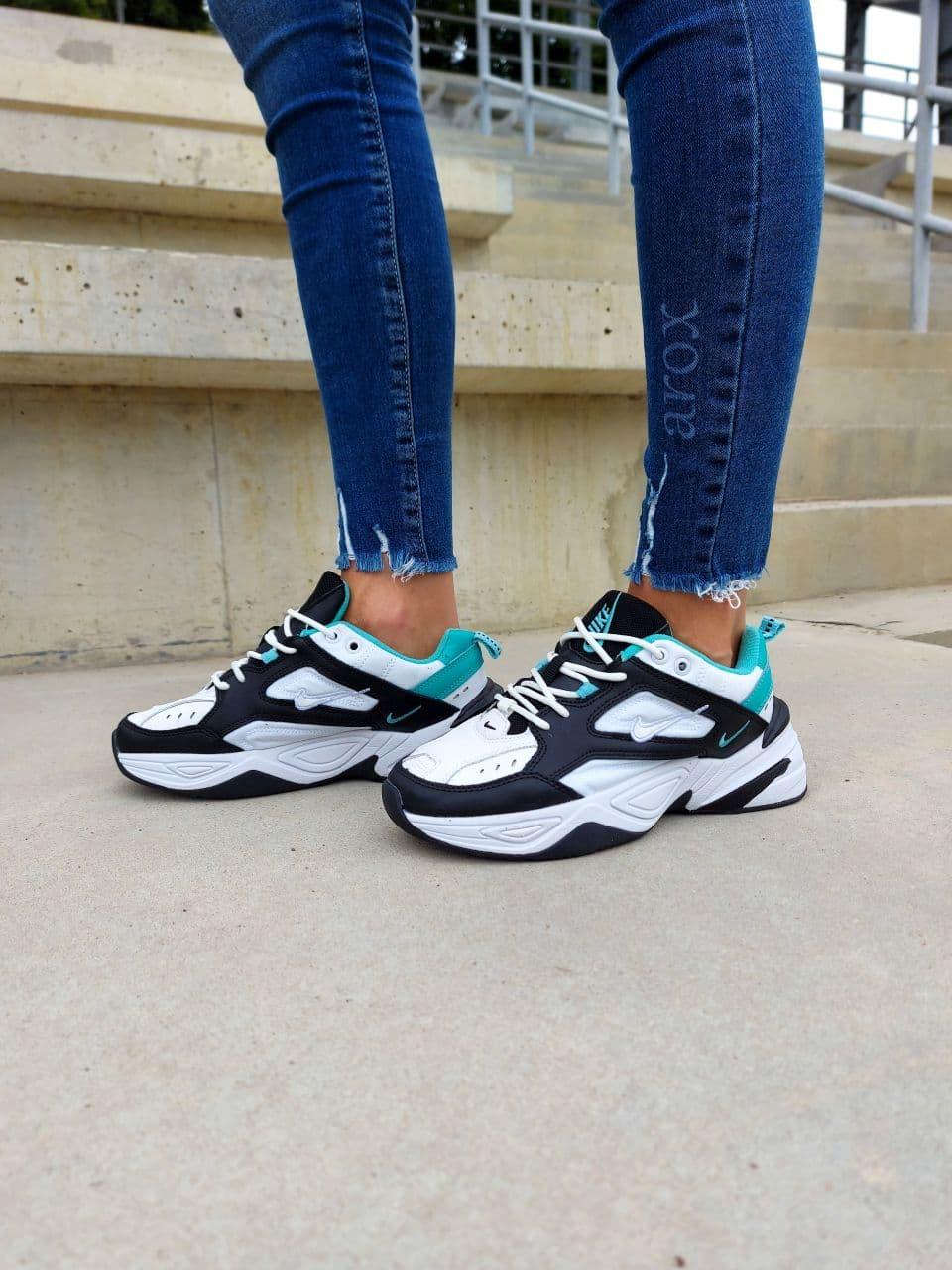 Nike M2K Tekno Black White Mint