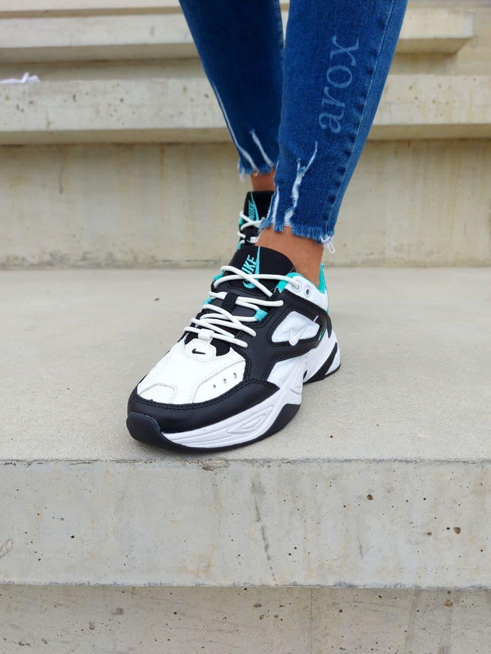 Nike M2K Tekno Black White Mint