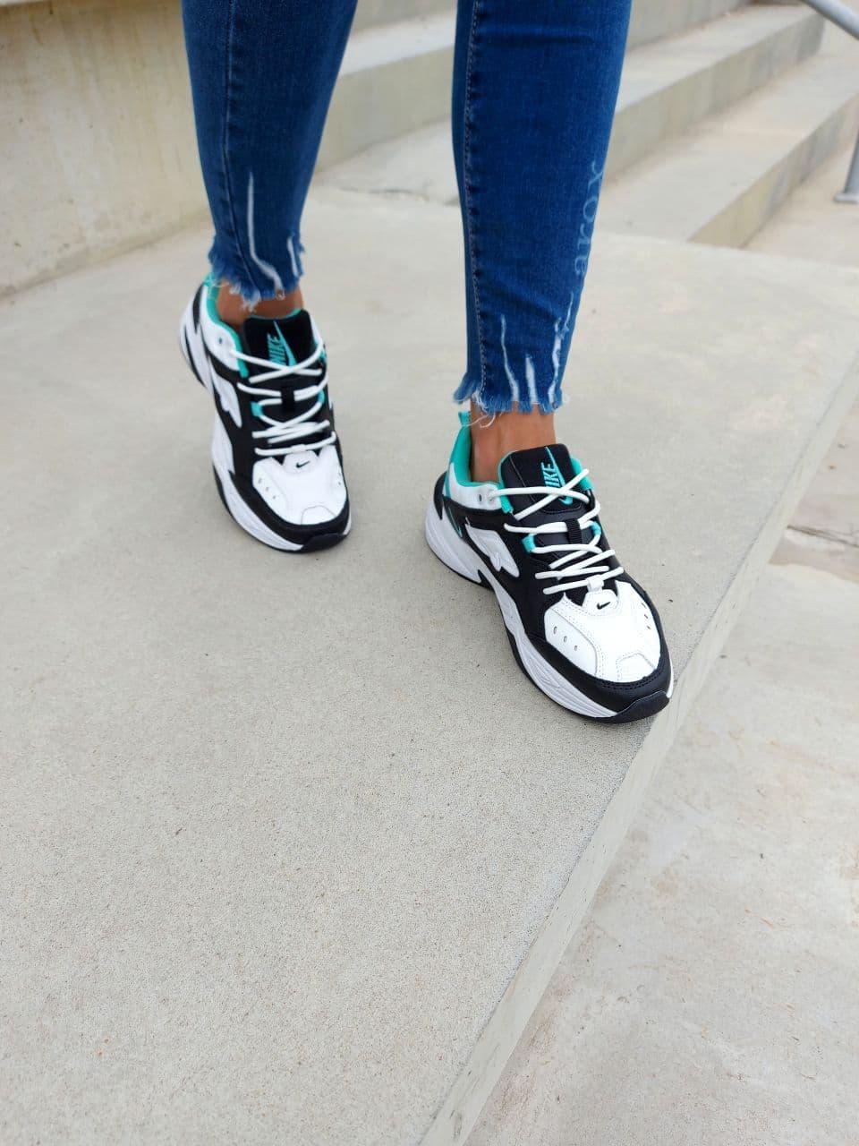 Nike M2K Tekno Black White Mint