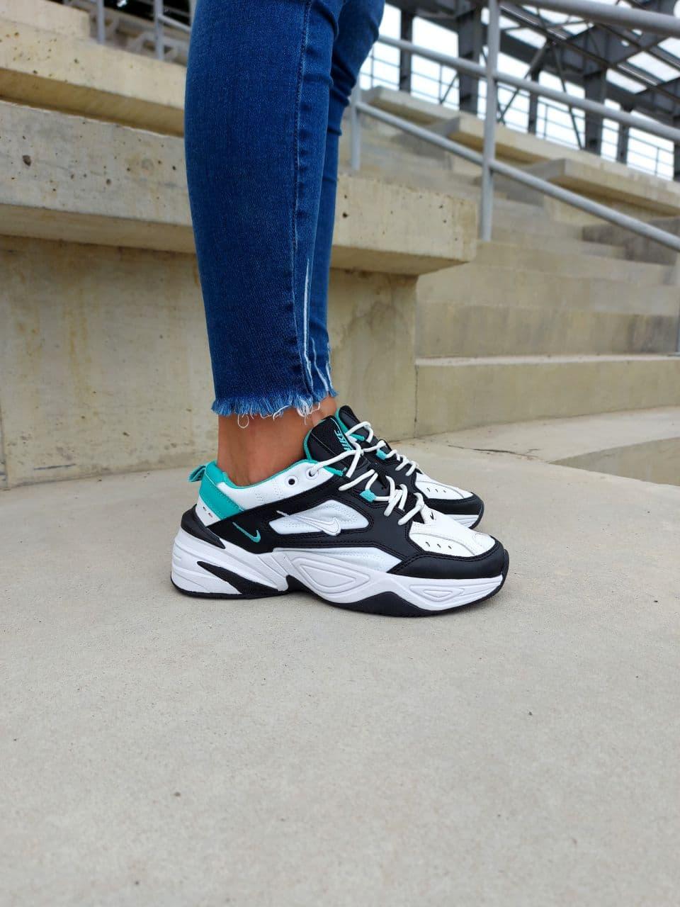 Nike M2K Tekno Black White Mint