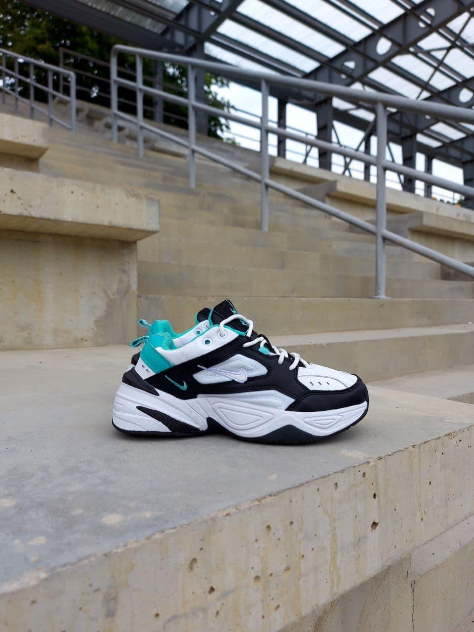 Nike M2K Tekno Black White Mint