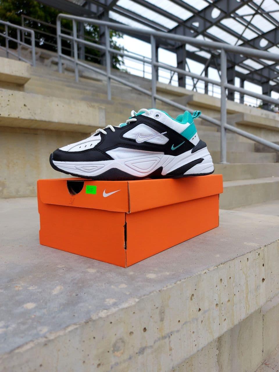 Nike M2K Tekno Black White Mint