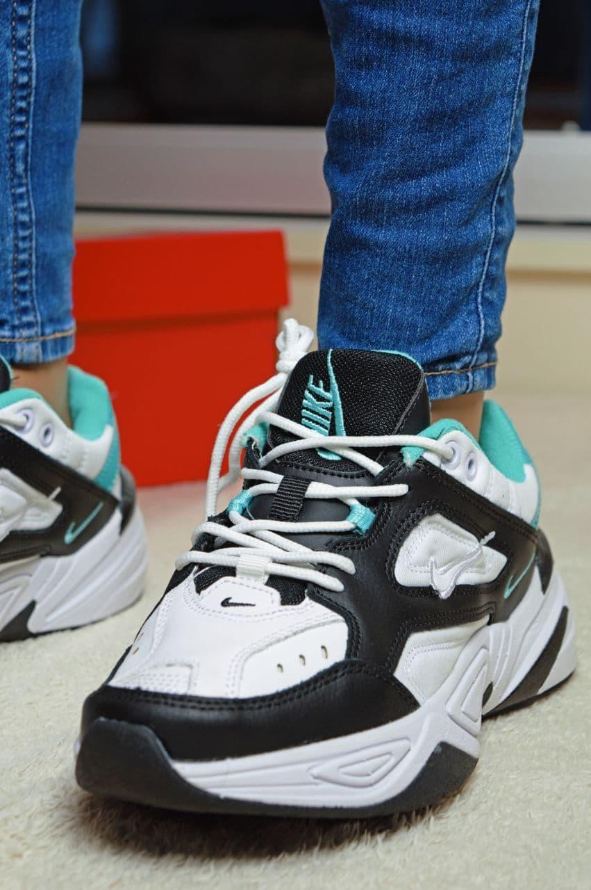 Nike M2K Tekno Black White Mint
