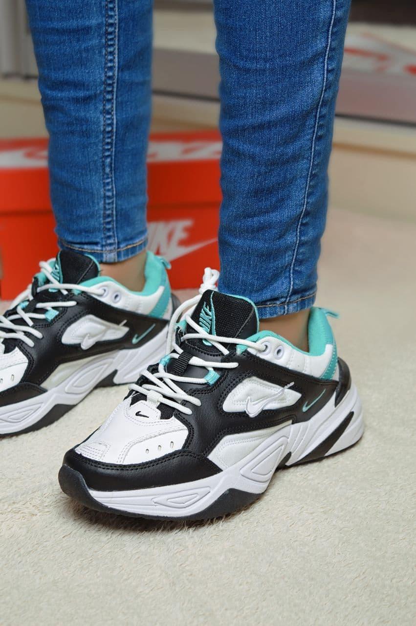 Nike M2K Tekno Black White Mint